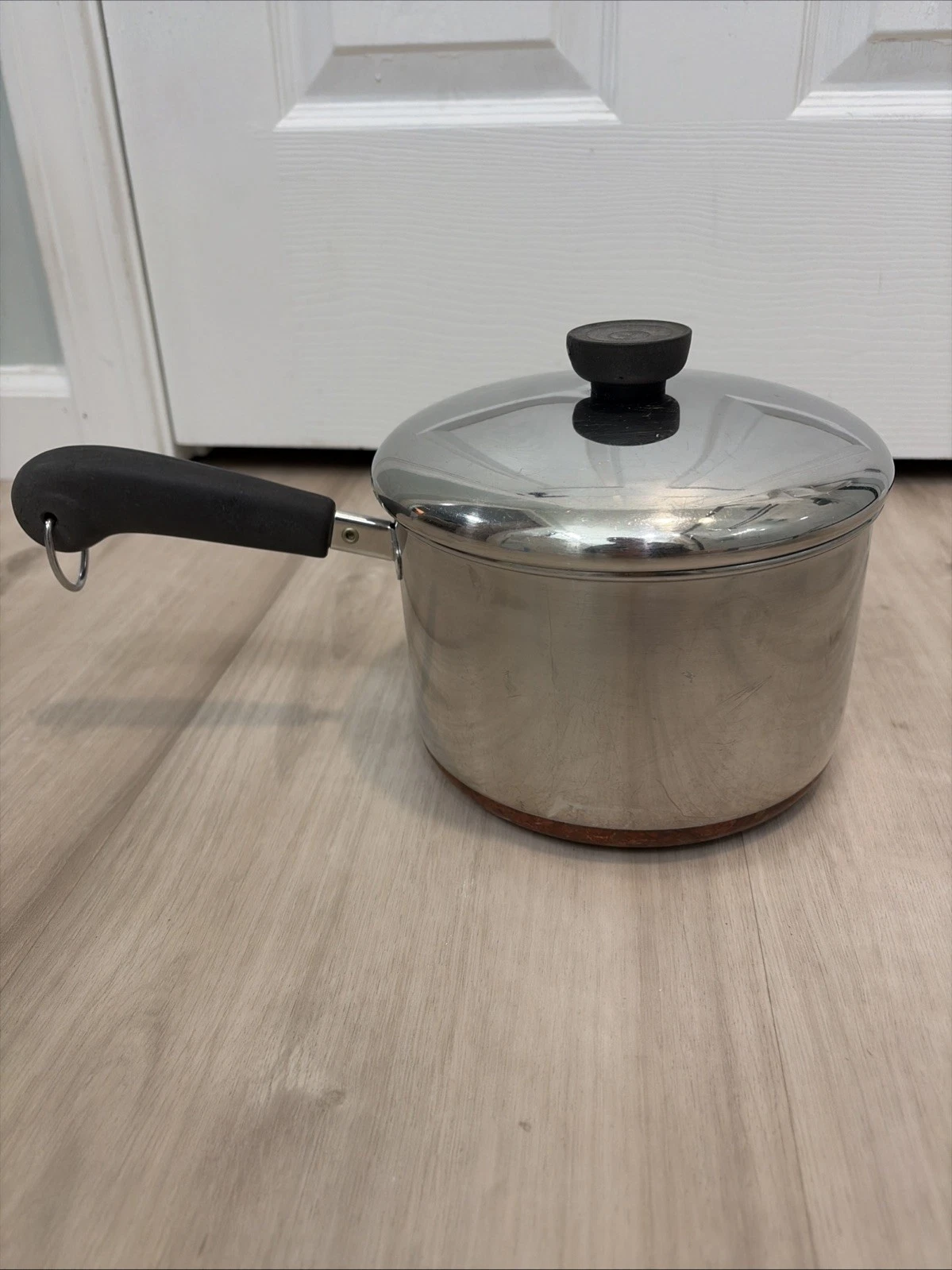 1801 Revere Ware Stainless Steel Copper Clad Bottom 3 Qt Sauce Pan Clinton IL