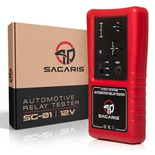 4 & 5 Pin Cordless Universal Automotive 12V Relay Tester | Batteries Included!