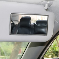 Espejo cosmético de acero inoxidable parasol de coche espejo parasol espejo de tocador