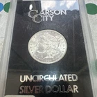 Carson City 1884-CC Morgan Silver Dollar $1 0.9 Fine Silver Business KM#110