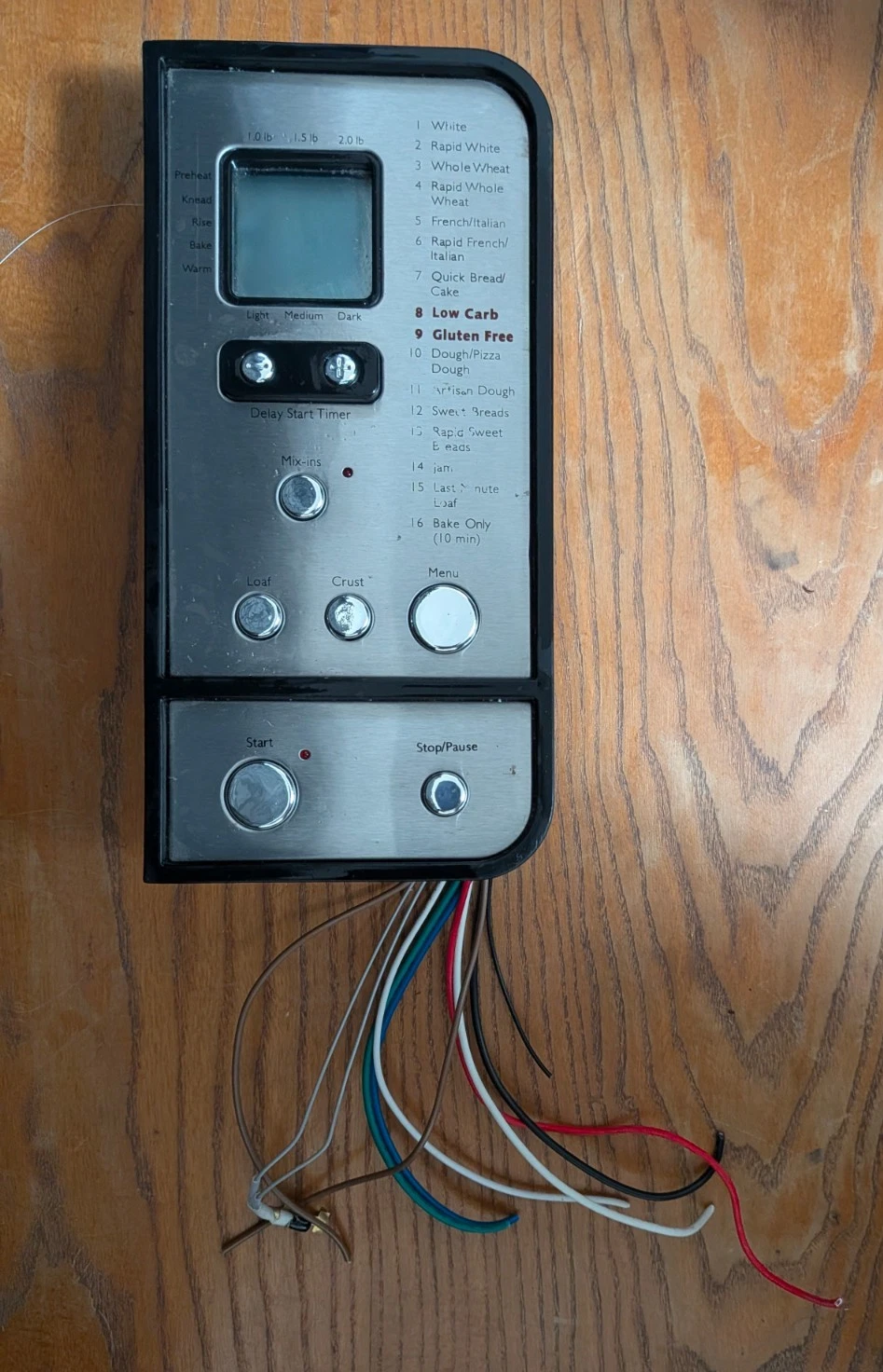 Cuisinart CBK-200 2 Pound Bread Maker Replacement Digital Display Control Board
Opens in a new windo