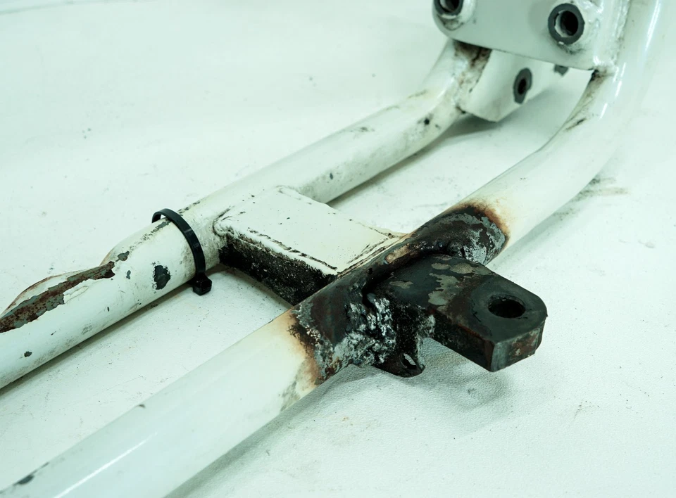 1983 Harley Sportster 1000 XLX Body Main Frame Chassis BENT Welded CLN CLR 1347 Foto 3 de 4