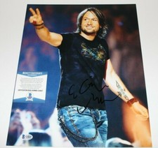COUNTRY MUSIC SINGER KEITH URBAN SIGNED 11x14 PHOTO BECKETT COA 1 RIPCORD FUSE