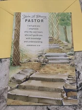 Pastor - You're A Blessing - Ministry 5.5”x8” Religious Greeting Card
