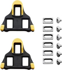 New Shimano SM-SH11 Road SPD-SL Pedal Cleats 6 Degrees Float Yellow/Black