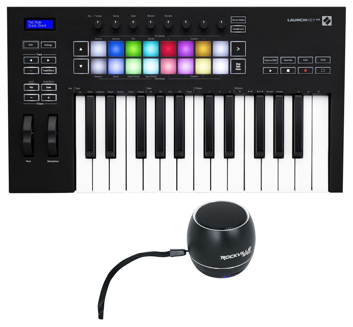 Novation Launchkey 25 MK3 25-Key USB MIDI Keyboard Controller+