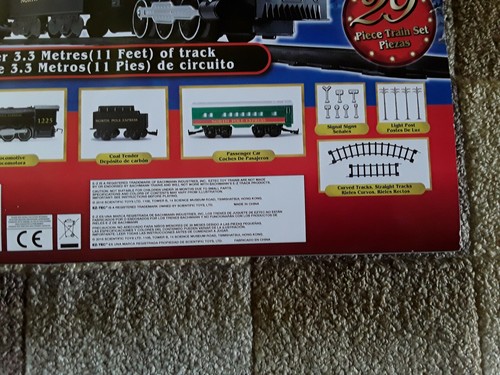 Juego de tren de juguete de 29 piezas a batería Eztec North Pole Express ¡¡¡¡NUEVO SIN USAR!!!!! - Imagen 4 de 5
