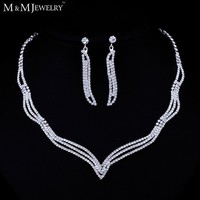 Infouk Crystal Jewelry Sets Wedding Jewelry Necklace Earrings Jewelry Set -1 Infouk Crystal Jewelry Sets Wedding Jewelry Necklace Earrings Jewelry Set -1