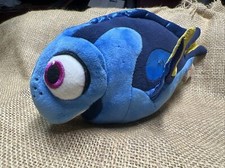 TY Sparkle Disney Finding Dory Blue Fish Plush 10" Stuffed Animal Nemo