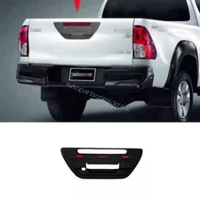 For Toyota Hilux 2015-2020 2021 Matte Black Rear Tailgate Door Handle Cover Trim