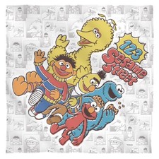 Sesame Street "123 Sesame Street" Bandana - 22" x 22"