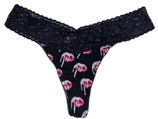 Kylie Underwear Panty Thong 2 Sexy Lace One Size