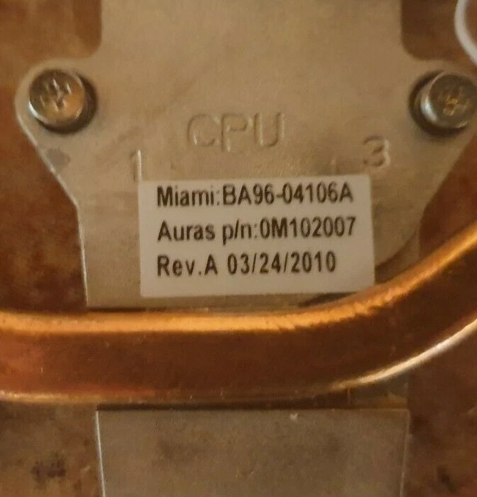 Genuine Samsung NP-Q320 Q320 CPU Cooling Fan + Heatsink BA96-04106A - Image 4 of 4