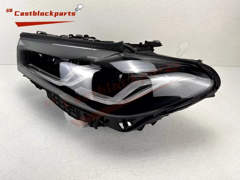 Faro izquierdo LED BMW SERIE 5 G30 540i 530i 2021-2023 adaptable OEM NEGRO usado Foto 4 de 4