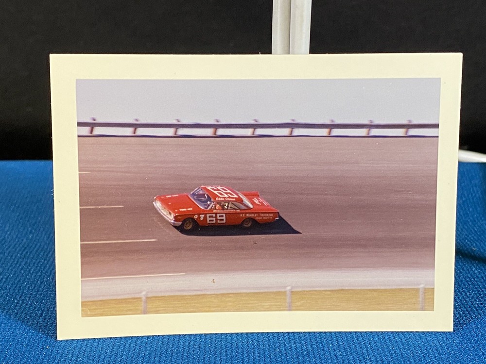 Eddie Crouse #69 Race Car Vtg Original Daytona 500 1964 Photo NASCAR (Lt#167)