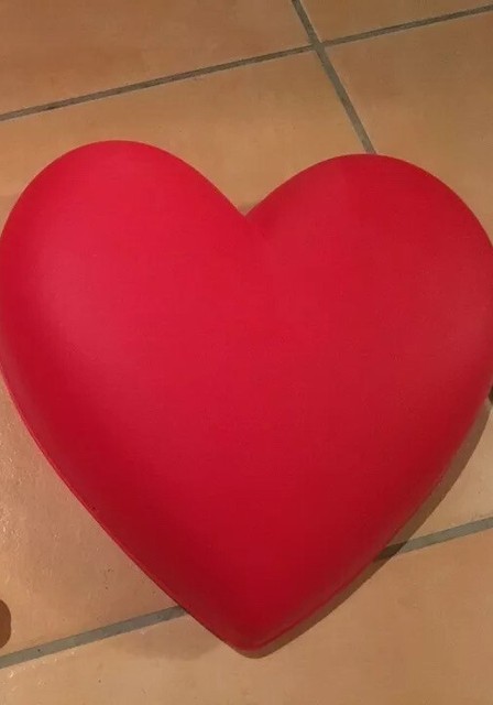 Ikea Smila Hjarta Wandleuchte In Rot 30cm A Kinderzimmer Lampe