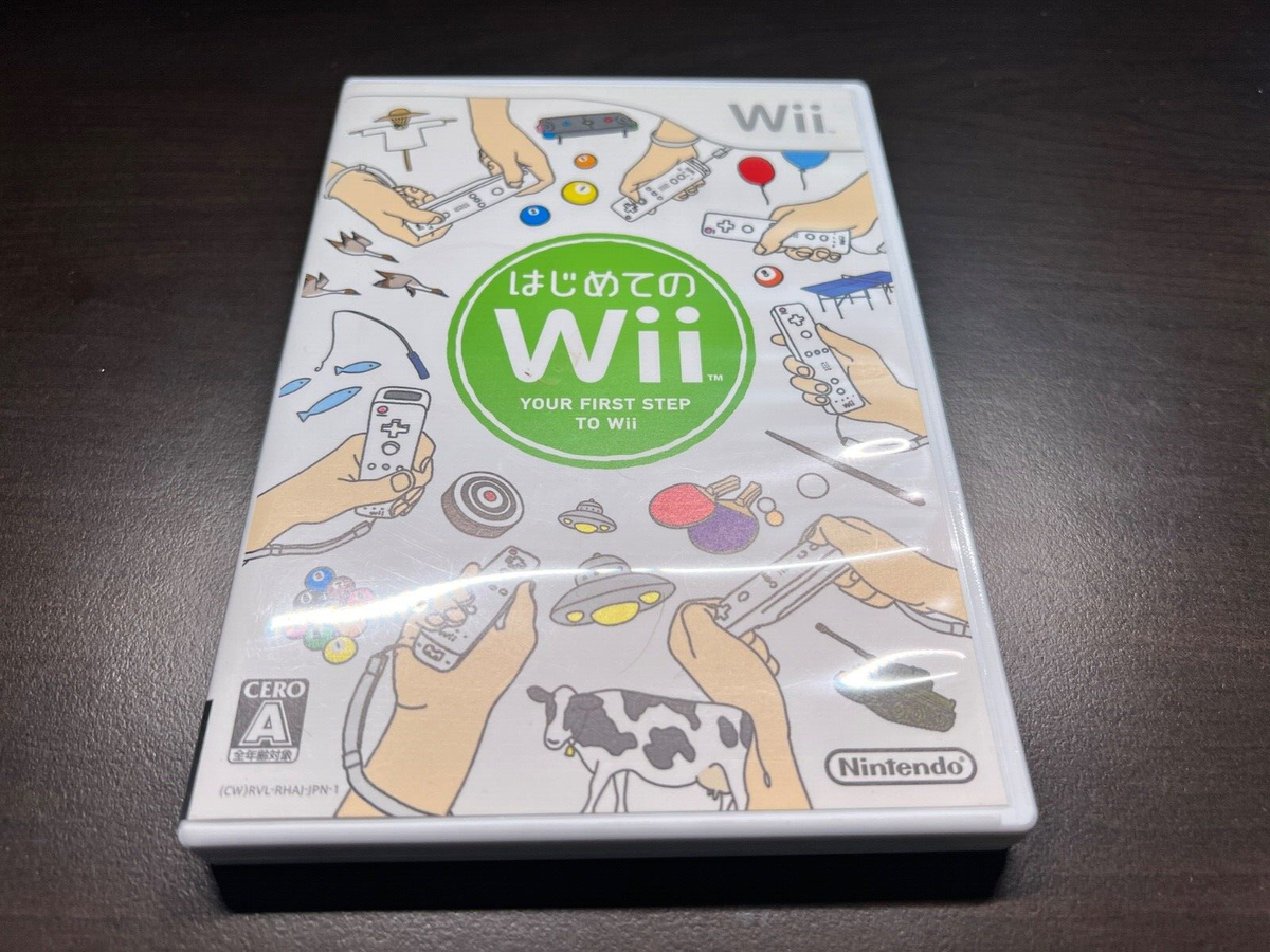 Nintendo Wii Hajimete no Wii Your First Step to Wii Wii Play 