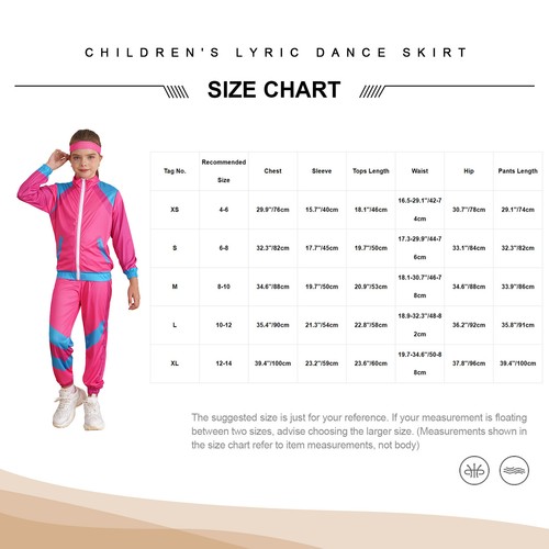 Kids Unisex Sports Suit Full Zip Jacket Tops Pants Headband Sets Tracksuit - Picture 8 of 42