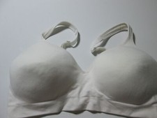 Carole Hochman Bra Size M White Wireless Lined Adjustable Straps Intimates