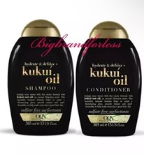 OGX Kukui Oi Shampo &  Conditioner for Frizzy Hair, 385ml Each 