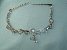 VINTAGE RHINESTONE BOBBY PIN HAIR PIECE UP DO HAIR ACCESSORY