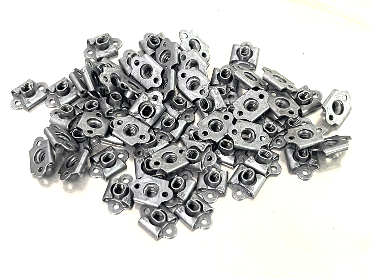 20 PIECE LOT) NAS1068A06, NUT- SELF-LOCKING- PLATE-TWO LUG- LOW