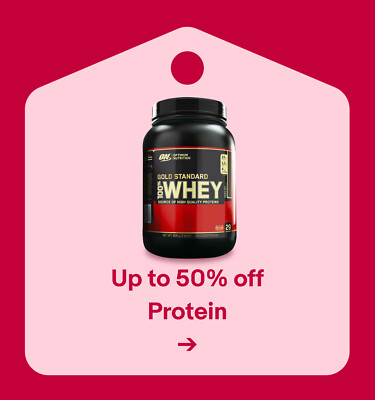 Up to 50% off  Protein