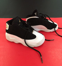 Toddler Air Jordan I 13 Retro GT City Of Flight Shoes blk/white Sz 8 684802-021