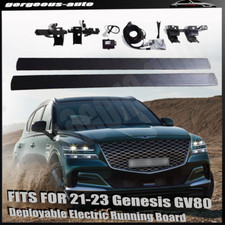 Fits for 21-23 Genesis GV80 Deployable Electric Side Step Running Board Nerf Bar