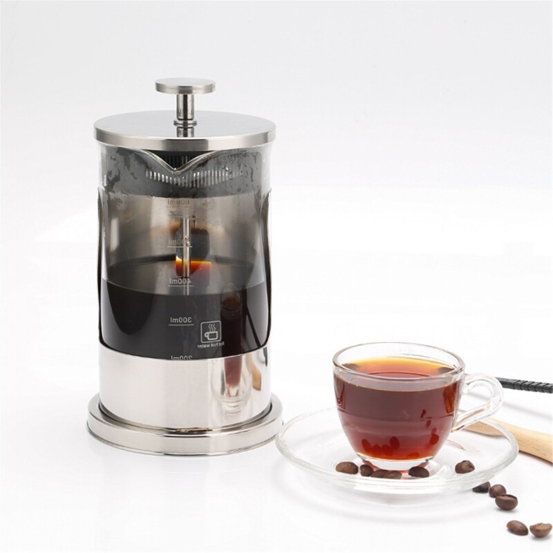 Coffee Plunger Coffee Press Heat Resistant Material for Outdoor Indoor