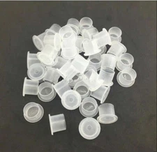 New Arrival 300PC 14mm Steady Plastic Tattoo Ink Cap Cups For Machine Set Supply