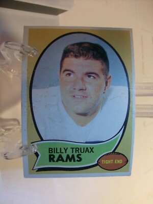 1970 Topps Football #18 - Billy Truax - Los Angeles Rams 70-114 | eBay