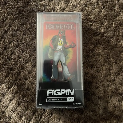 SDCC 2022  COMIC CON FiGPiN 60 s MARVEL DEADPOOL #902 PIN LE 1500 IN HAND!