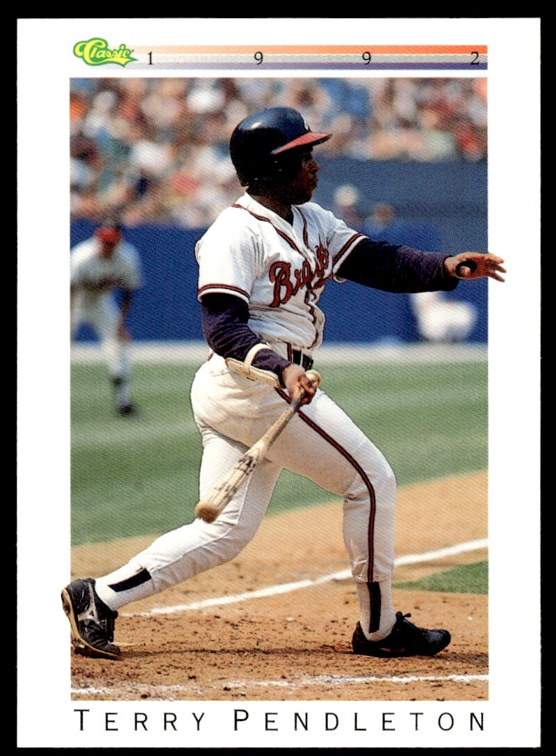 1992 Classic I #T70 Terry Pendleton – Braves