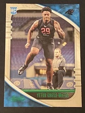 2020 Panini Absolute Football Green #199 Yetur Gross-Matos Carolina Panthers RC