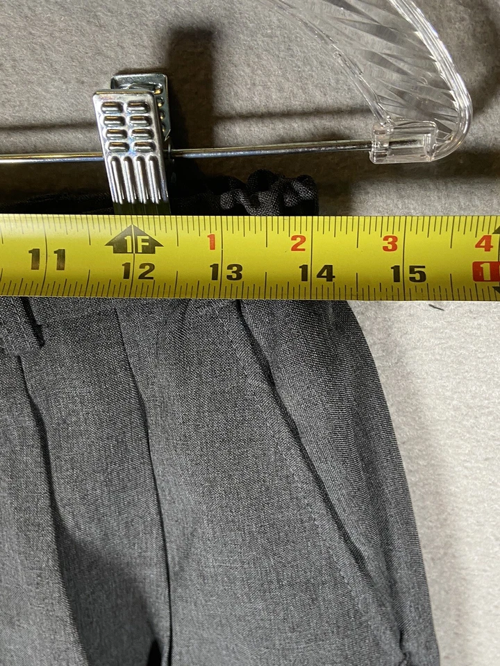 Винтажный новый из старых запасов ELBECO почтовая форма серый брюки размер 12 сделано в США - Изображение 4 из 4