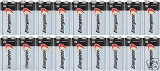 18 x Energizer Max 9V 9 Volt  Alkaline Batteries
