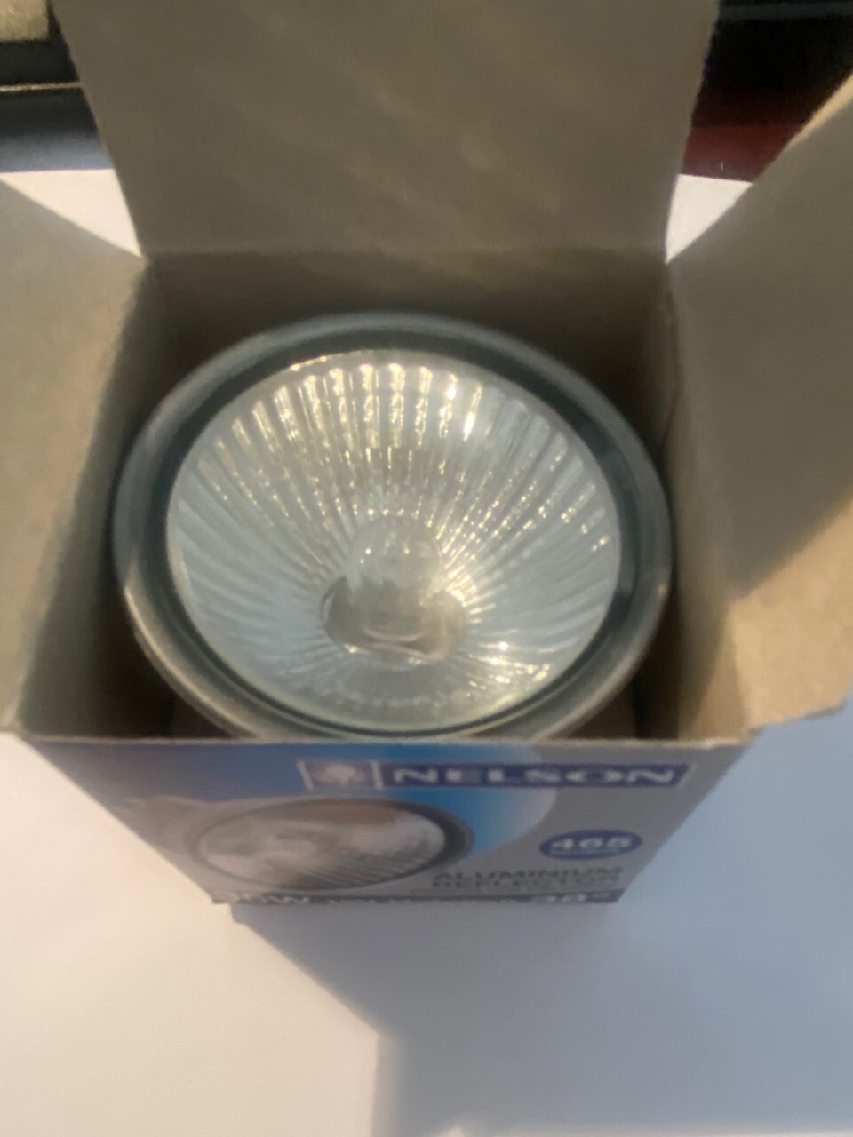 10 X Nelson 35W 12V Halogen Lamps MR16 GU5.3 Light Lamp Bulb Glass