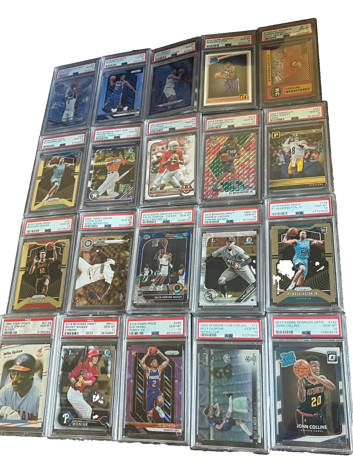 CJ Stroud PSA 10 Rookie Card - Prizm - Insert - 20 Lots - 45 Cards Each Order!