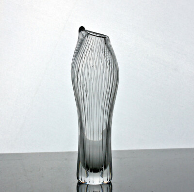 Tapio Wirkkala für Iittala eingeschnittene kleine Varsanjakka Vase