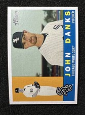 JOHN DANKS #150 2009 Topps Heritage Chicago White Sox