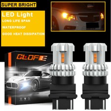 GLOFE 3157 3156 LED Yellow Turn Signal Light Bulbs Fit For 2004-2012 Ford F-150