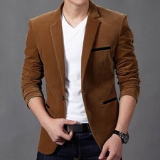 2023 new Men's corduroy suit jacket casual dress suit jacket