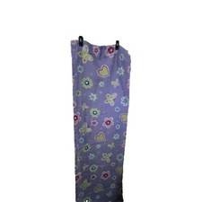 40" X 82" Girls Bedroom Curtains. Flowers  Butterflies    2 Panels One Set