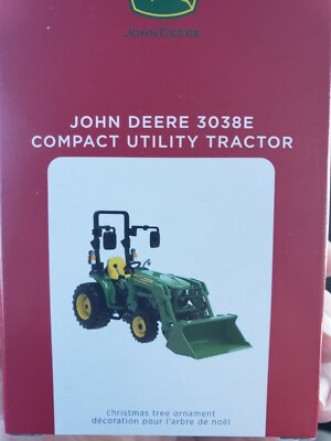 2021 Hallmark Keepsake John Deere 3038E UTITILITY TRACTOR  NIB   DENTED BOX