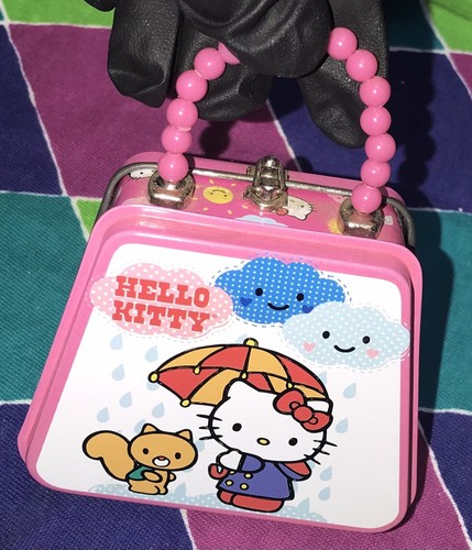 MINI MONEDERO HELLO KITTY CON ASAS, PVC ROSA Y BLANCO, ¡SANRIO 2005! - Imagen 16 de 20
