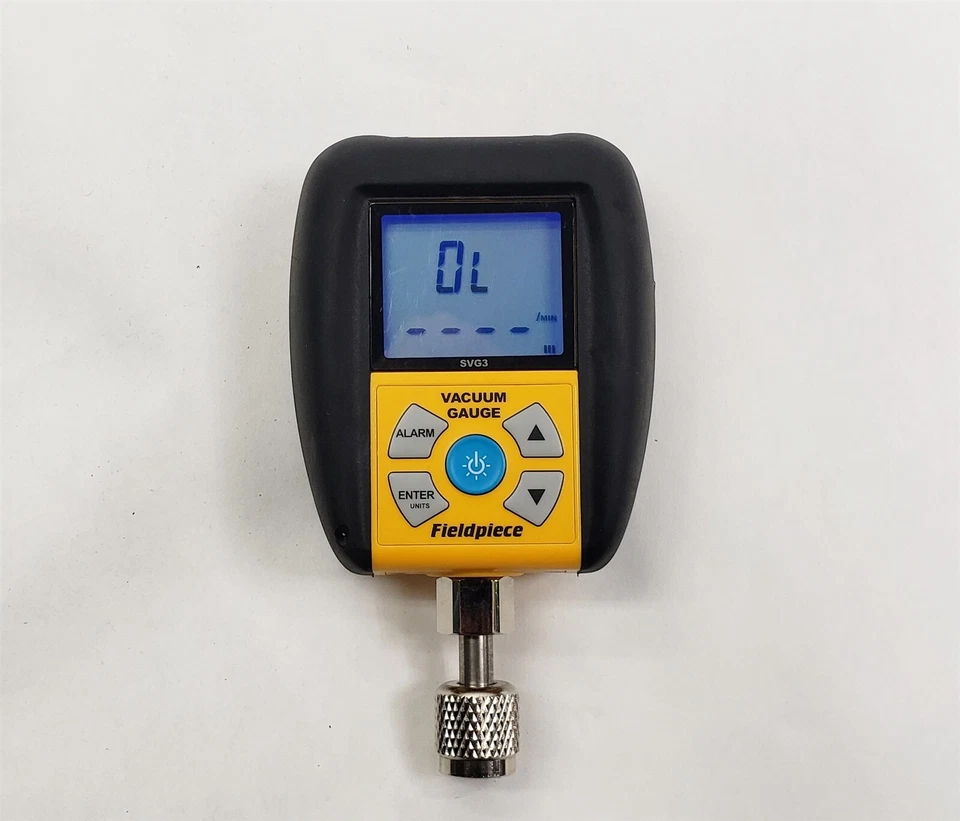 Fieldpiece SVG3 Compact Digital Micron Vacuum Gauge HVACR w/ Easy View Hook - Image 2 of 4