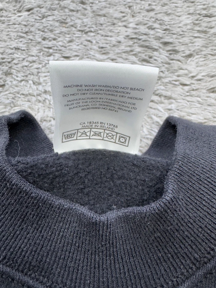 Sudadera De Colección Londres Inglaterra Adulto Mediana Negra Polar Bordada Cuello Redondo EE. UU. Foto 4 de 4