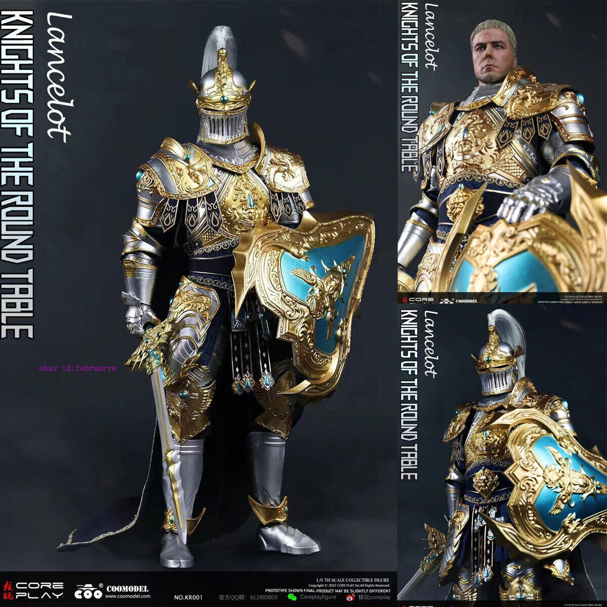 Coreplay 1/6 KR001 Knights Of The Round Table Lancelot Action