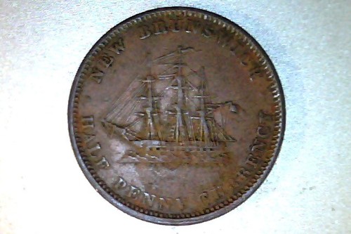 Kanada - New Brunswick 1854 HALF PENNY  - Bild 2 von 2